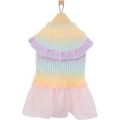 Frisco Rainbow Dog & Cat Sweater Dress 13 Frisco Rainbow Dog & Cat Sweater Dress -Frisco 720934 PT3. AC SS1800 V1692977136