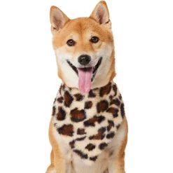 Frisco Leopard Faux Fur Dog & Cat Bandana 12 Frisco Leopard Faux Fur Dog & Cat Bandana -Frisco 733894 PT2. AC SS1800 V1692971090