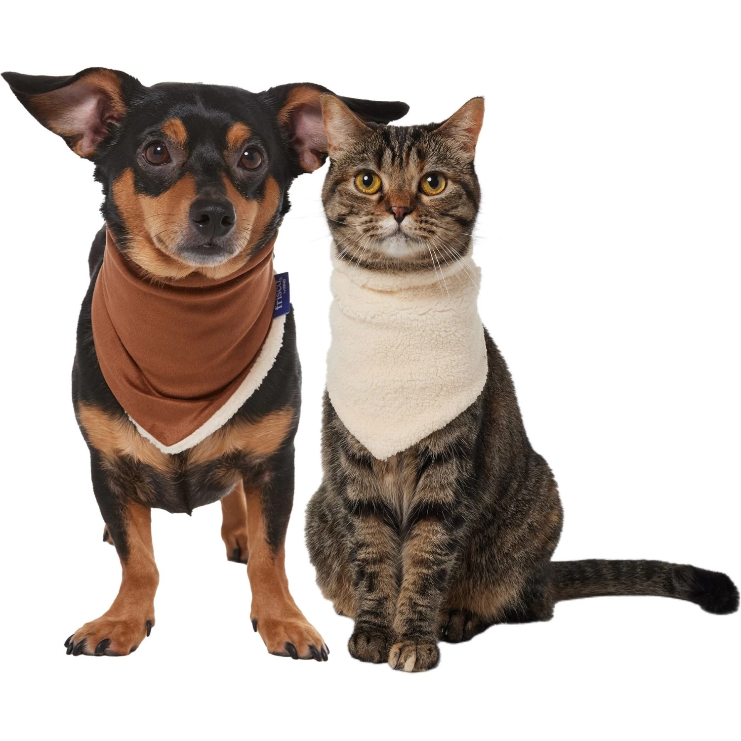 Frisco Reversible Cozy Knit Faux Fur Dog & Cat Pullover Bandana 3 Frisco Reversible Cozy Knit Faux Fur Dog & Cat Pullover Bandana