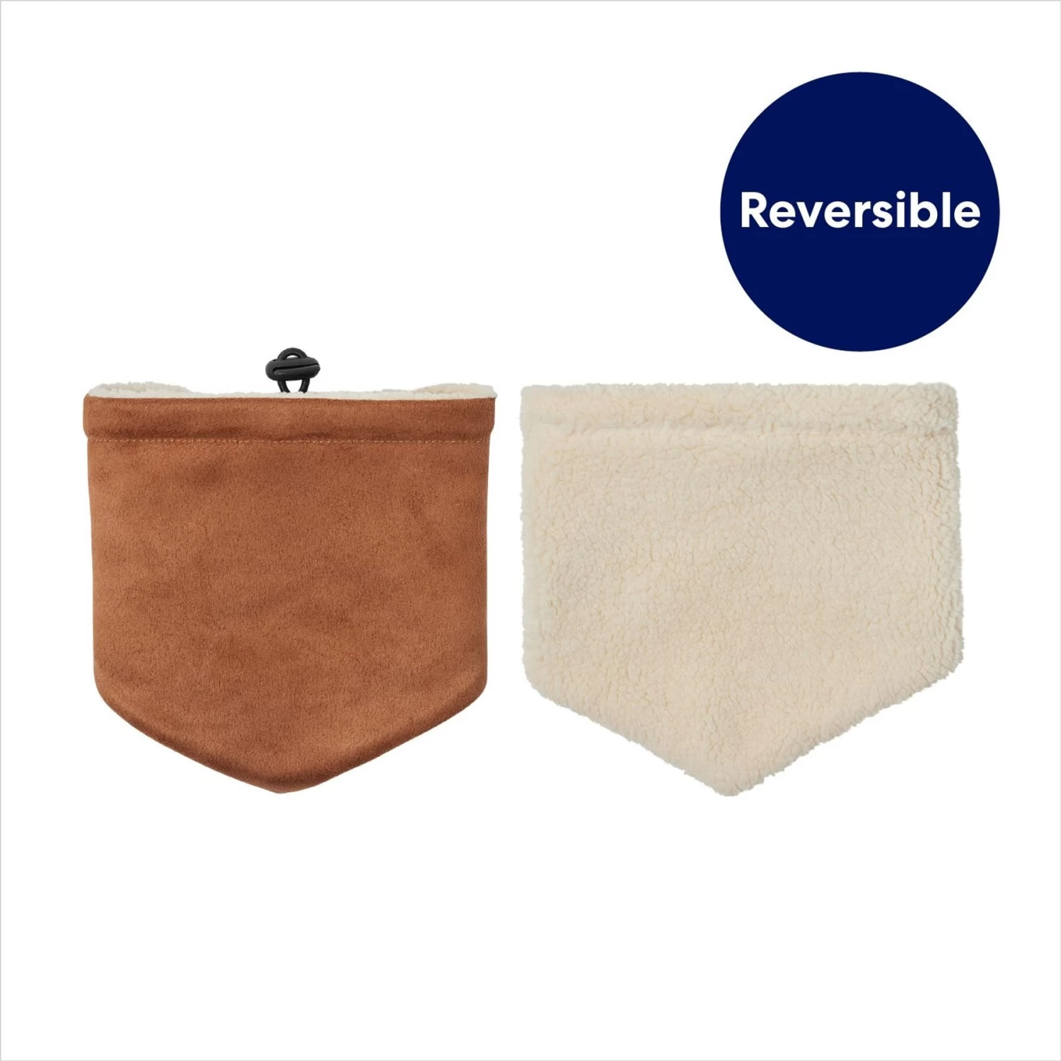 Frisco Reversible Cozy Knit Faux Fur Dog & Cat Pullover Bandana 5 Frisco Reversible Cozy Knit Faux Fur Dog & Cat Pullover Bandana - Image 3