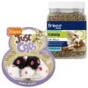 Frisco Natural Catnip & Hartz Just For Cats Mini Mice Cat Toy With Catnip, 5 Count