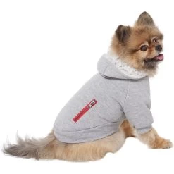 Frisco Sweatshirt Fleece Dog & Cat Hoodie With Sherpa Lining -Frisco 742550 PT2. AC SS1800 V1703194378