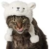 Frisco Plush Polar Bear Dog & Cat Hat -Frisco 745614 MAIN. AC SS1800 V1694813843