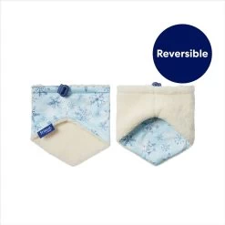 Frisco Reversible Snowflake Cozy Knit Faux Fur Dog & Cat Pullover Bandana, 1 Count -Frisco 746630 PT4. AC SS1800 V1694799889