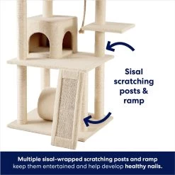 Frisco 62-in Faux Fur Cat Tree & Condo 11 Frisco 62-in Faux Fur Cat Tree & Condo -Frisco 92259 PT3. AC SS1800 V1667228394