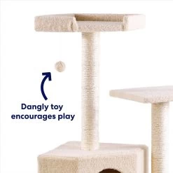 Frisco 52-in Faux Fur Cat Tree & Condo -Frisco 92261 PT2. AC SS1800 V1667227606