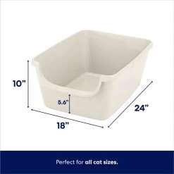 Frisco High Sided Cat Litter Box, Extra Large & Frisco Rectangular Cat Litter Mat -Frisco 933398 PT2. AC SS1800 V1692305262