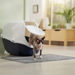 Frisco High Sided Cat Litter Box, Extra Large & Frisco Rectangular Cat Litter Mat -Frisco 933398 PT8. AC SS1800 V1692303236