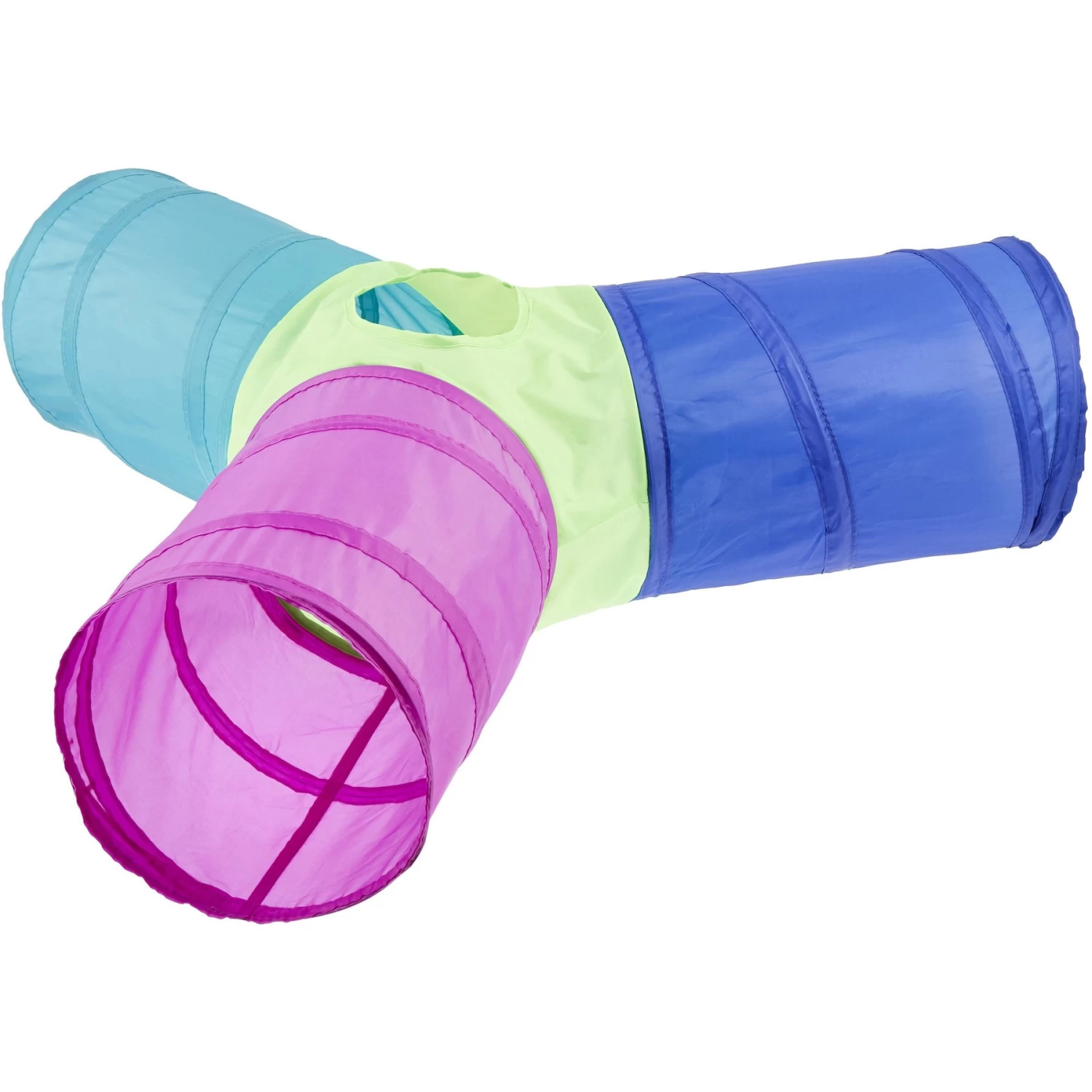 Frisco Foldable Play Tri-Tunnel Cat Toy & Frisco Butterfly Cat Tracks Cat Toy 4 Frisco Foldable Play Tri-Tunnel Cat Toy & Frisco Butterfly Cat Tracks Cat Toy - Image 2