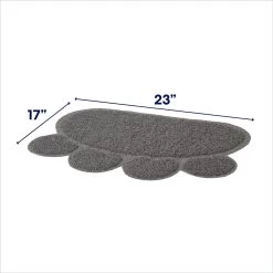 Van Ness Enclosed Cat Litter Pan & Frisco Paw Shaped Cat Litter Mat -Frisco 947414 PT5. AC SS1800 V1693600694