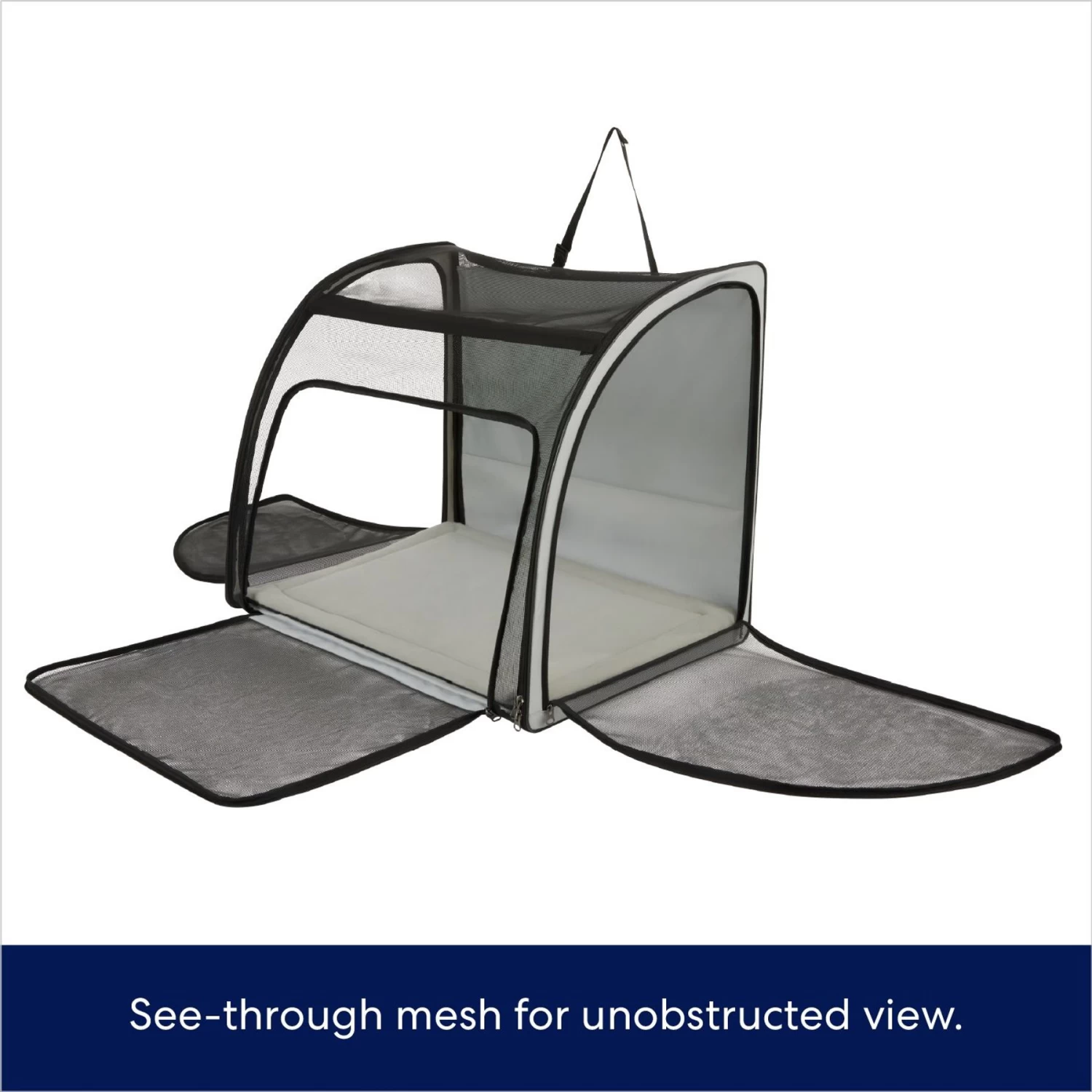 Frisco Travel Safety Dog & Cat Carrier & Pet Fit For Life Collapsible Portable Litter Box With Collapsible Bowl 5 Frisco Travel Safety Dog & Cat Carrier & Pet Fit For Life Collapsible Portable Litter Box With Collapsible Bowl - Image 3