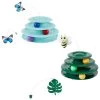 Frisco Butterfly Cat Tracks Cat Toy & Frisco Bee & Leaf Cat Tracks Cat Toy With Catnip