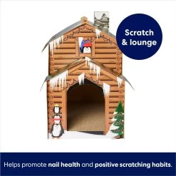 Frisco Holiday Log Cabin Cardboard Cat House & Frisco Holiday Santa's Workshop Cardboard Cat House 14 Frisco Holiday Log Cabin Cardboard Cat House & Frisco Holiday Santa's Workshop Cardboard Cat House -Frisco 986198 PT3. AC SS1800 V1698257736