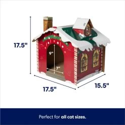 Frisco Holiday Log Cabin Cardboard Cat House & Frisco Holiday Santa's Workshop Cardboard Cat House 17 Frisco Holiday Log Cabin Cardboard Cat House & Frisco Holiday Santa's Workshop Cardboard Cat House -Frisco 986198 PT6. AC SS1800 V1698257736